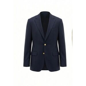 Austin Reed for Dillard's Men's Navy Blazer Sport Coat 2Btn Gold Buttons 41L